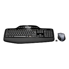 Logitech Desktop MK710 Wireless Keyboard Mouse Black 920 002416 Staples
