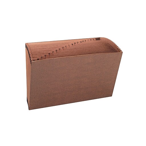 Smead TUFF Redrope Reinforced Expanding File, AZ Index, Legal Size, 21