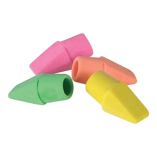 Staples Erasers, Assorted Colors, Dozen (771352) at Staples