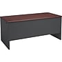 HON 38000 Series 66" Single Pedestal Desk, Charcoal (HON38291RNS)~#|#~sp42173210_sc7
