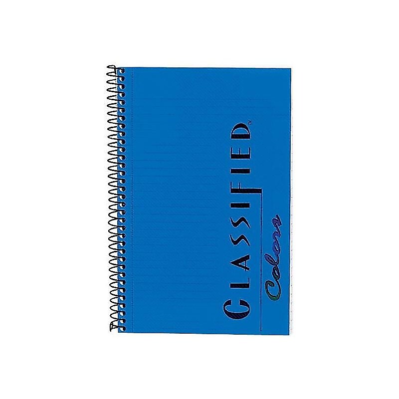 TOPS 1-Subject Notebooks, 5.5" x 8.5", Narrow Ruled, 100 Sheets, Blue (73506) image 1