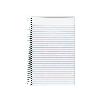 TOPS Classified Colors 1-Subject Notebook, 5.5" x 8.5", Narrow Ruled, 100 Sheets, Indigo (TOP 73506)