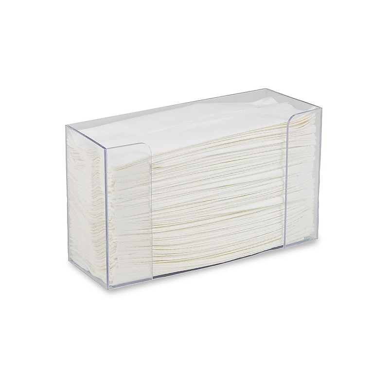 Medical Arts Press Professional Folded Paper Towel Dispenser, Clear (CMTD061888) image 1