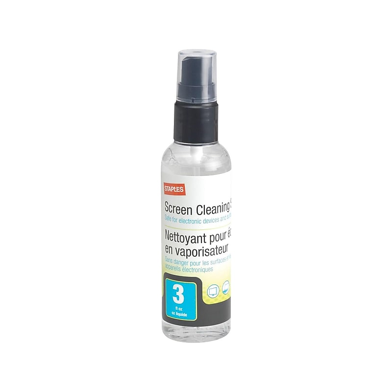Staples Screen Cleaner Spray, 3 oz. (17023) image 1