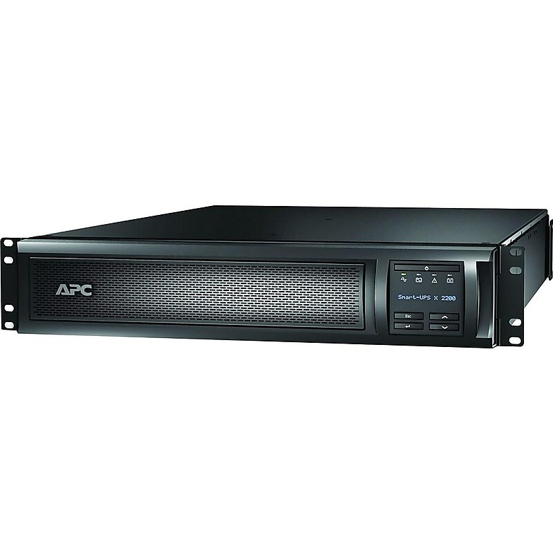 APC Smart-UPS X 2200VA Rack/Tower LCD UPS, Black (SMX2200RMLV2U) image 1