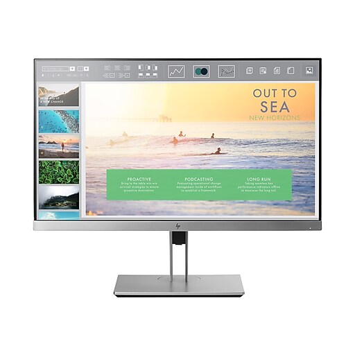 HP EliteDisplay E233 1FH46A8 23" LED Monitor, Black/Silver at Staples