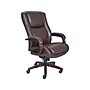 La-Z-Boy Winston Ergonomic Faux Leather Executive Big & Tall Chair, 400 lb. Capacity, Brown (44763)~#|#~sp42180806_sc7