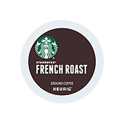 Starbucks French Roast Coffee, Keurig® K-Cup® Pods, Dark Roast, 24/Box (9737)