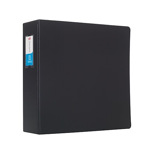 Staples Standard 3" 3Ring NonView Binder, Black (26423CC) at Staples