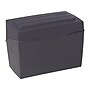 Staples 4" x 6" Index Card File, Black (36939)~#|#~sp42184539_sc7