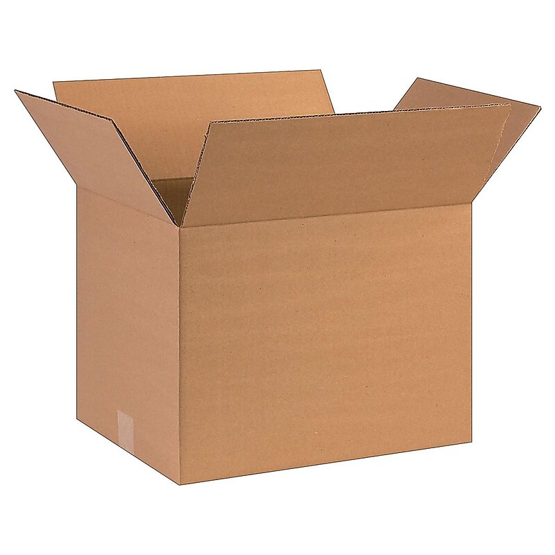 16" x 12" x 12", 32 ECT, Shipping Boxes, 25/Bundle (CW57286) image 1