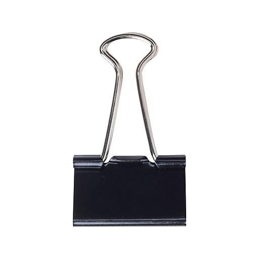 Universal Binder Clips Small Black Silver 144 Pack Unv100vp At Staples