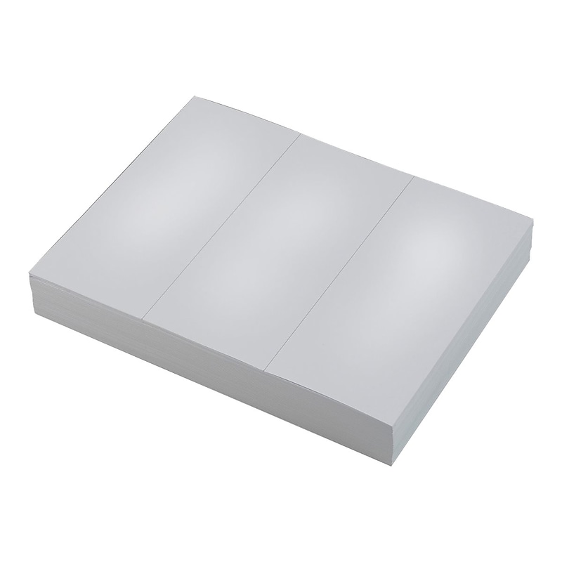 TOPS Laser Cut 8.5" x 11" Bond Paper, 20 lbs., 84 Brightness, 500/Ream (05030) image 1