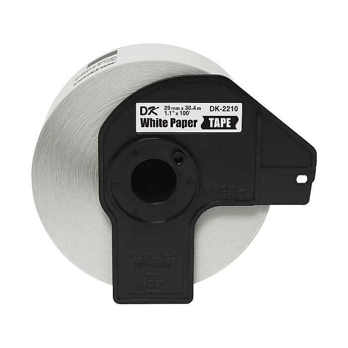 Brother DK-2210 Medium Width Continuous Paper Labels, 1-1/10