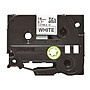 Brother P-touch TZe-FX241 Laminated Flexible ID Label Maker Tape, 3/4" x 26-2/10', Black on White (TZe-FX241)~#|#~sp42186848_sc7