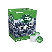 Green Mountain Wild Mountain Blueberry Coffee, Keurig K-Cup Pods, Light Roast, 24/Box (6783)