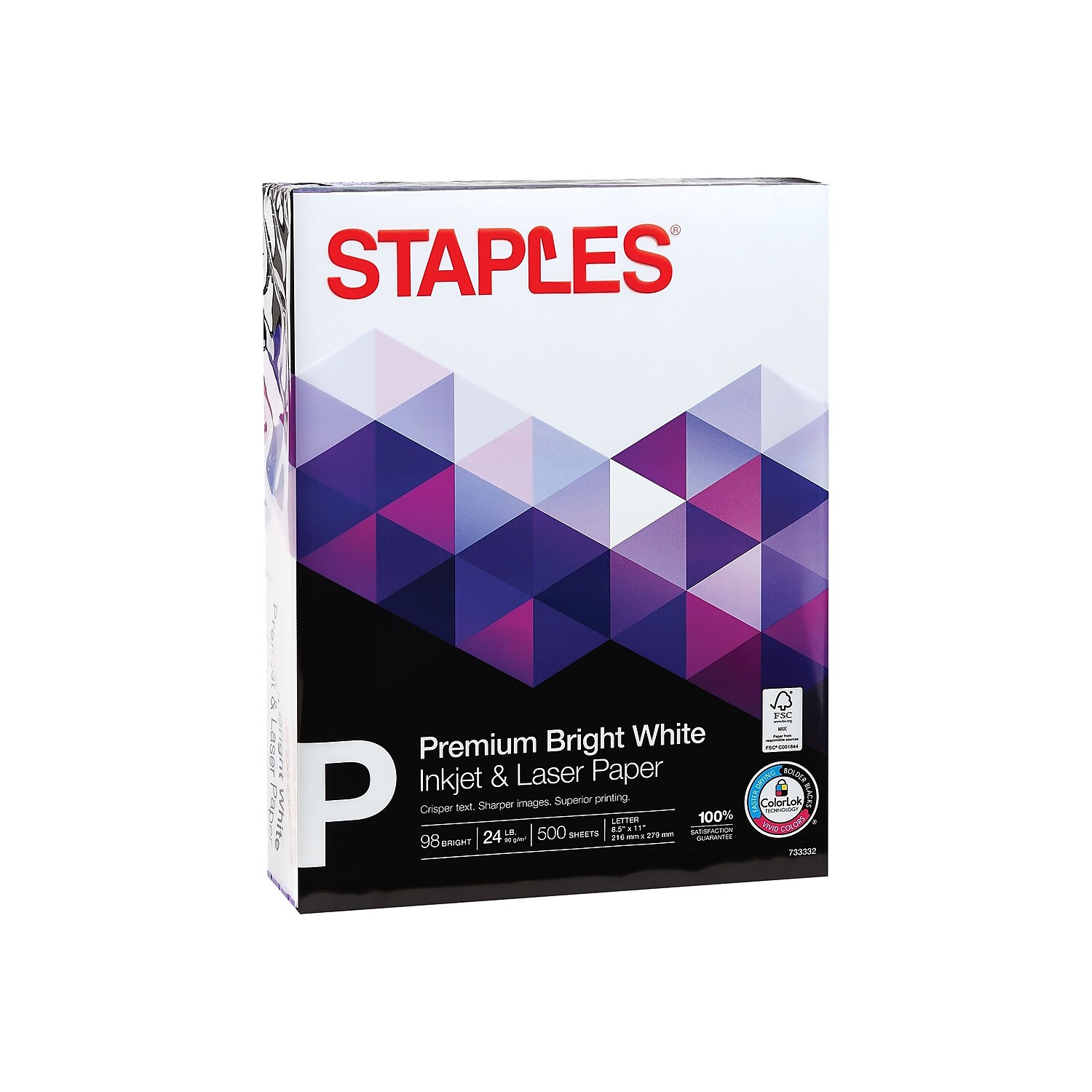 Staples premium 8 5 x 11 multipurpose paper 24 lbs 98 bright 500