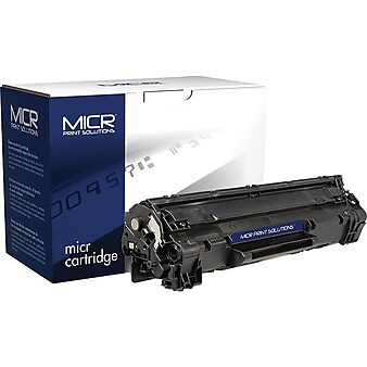 MICR Print Solutions Compatible Black Standard Yield Toner Cartridge Replacement for HP 85A