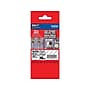 Brother P-touch TZe-S131 Laminated Extra Strength Label Maker Tape, 1/2" x 26-2/10', Black on Clear (TZe-S131)~#|#~sp42192807_sc7