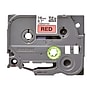 Brother P-touch TZe-441 Laminated Label Maker Tape, 3/4" x 26-2/10', Black On Red (TZe-441)~#|#~sp42192870_sc7