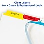 Avery Index Maker Paper Dividers with Print & Apply Label Sheets, 5 Tabs, Multicolor, 5 Sets/Pack (11418)~#|#~sp42466175_sc7