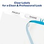Avery Index Maker Plastic Dividers with Print & Apply Label Sheets, 5 Tabs, Frosted White (11449)~#|#~sp42466218_sc7