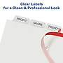 Avery Index Maker Paper Dividers with Print & Apply Label Sheets, 8 Tabs, White (11417)~#|#~sp42466322_sc7