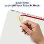 Avery Index Maker Paper Dividers with Print & Apply Label Sheets, 8 Tabs, White (11417)~#|#~sp42466323_sc7