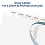 Avery Index Maker Paper Dividers with Print & Apply Label Sheets, 12 Tabs, White, 5 Sets/Pack (11429)~#|#~sp42466367_sc7