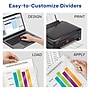 Avery Index Maker Sheet Protector Dividers with Print & Apply Label Sheets, 8 Tabs, Clear (75501)~#|#~sp42466368_sc7