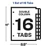 Avery Index Maker Print & Apply Dividers, 16-Tab, White, Set (13150)~#|#~sp42466591_sc7