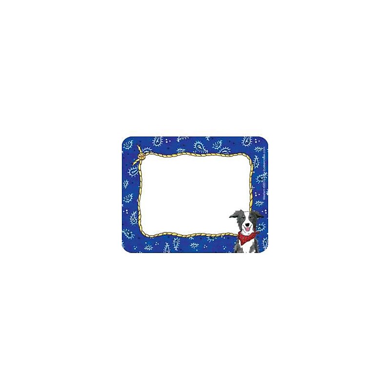 Barker Creek Self-adhesive Western School Name Tags, 2.75" x 3.5", 90/Set (BC3746) image 1