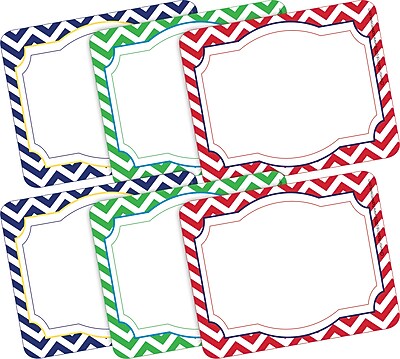 Barker Creek Set 4 Tabelline Incentive Chevron Nautical 43x55 Cm Per Classe (ll-567) - 6