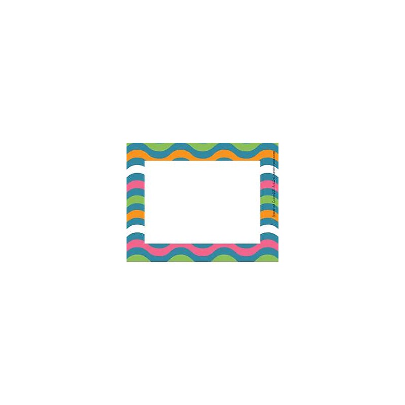 Barker Creek Self-adhesive Splash of Color School Name Tags, 2.75" x 3.5", 90/Set (BC3768) image 1