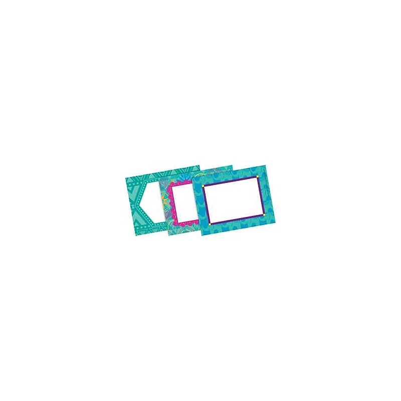 Barker Creek Self-adhesive Bohemian School Name Tags, 2.75" x 3.5", 90/Set (BC3769) image 1