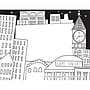Barker Creek Color Me! Cityscapes Self-adhesive School Name Tags, 2.75" x 3.5", 90/Set (BC3772) ~#|#~sp42504253_sc7