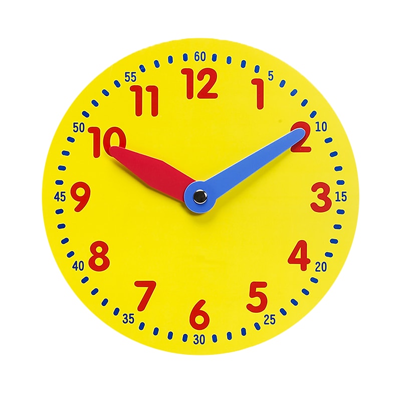 Didax Magnetic 12" Demonstration Clock for Grades 1-4 (DD-211783) image 1