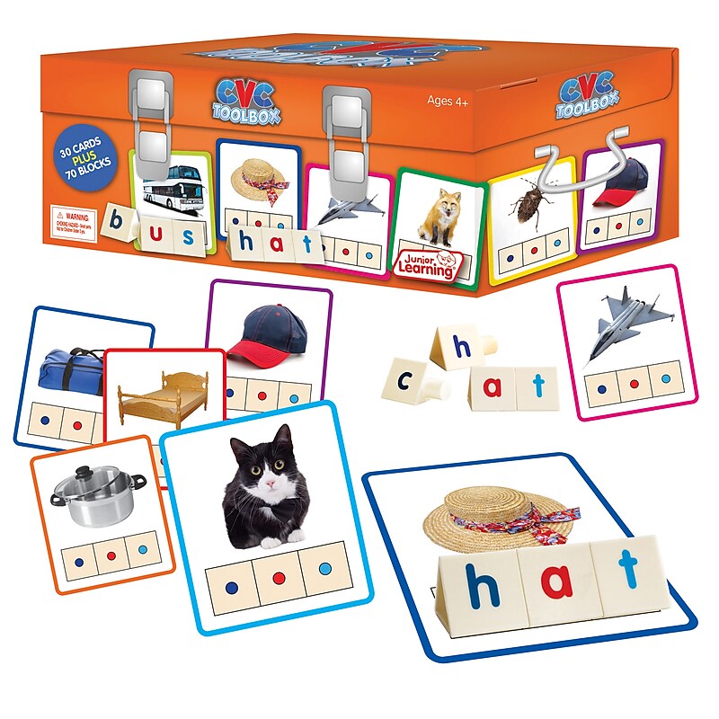 CVC Toolbox Educational Action Games for Grades 1-3 (JRL167) image 1