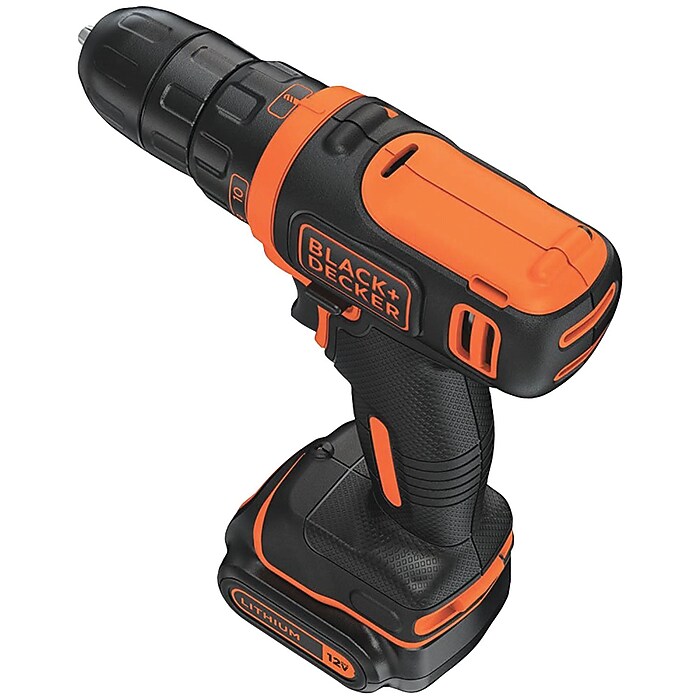 Black Decker 12V MAX* Lithium Ion Cordless Drill Driver Kit