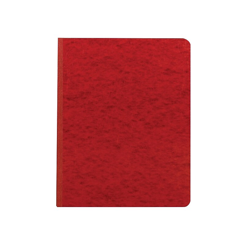 Smead Side Opening PressGuard Report Cover, Prong Fastener, Letter, Bright Red