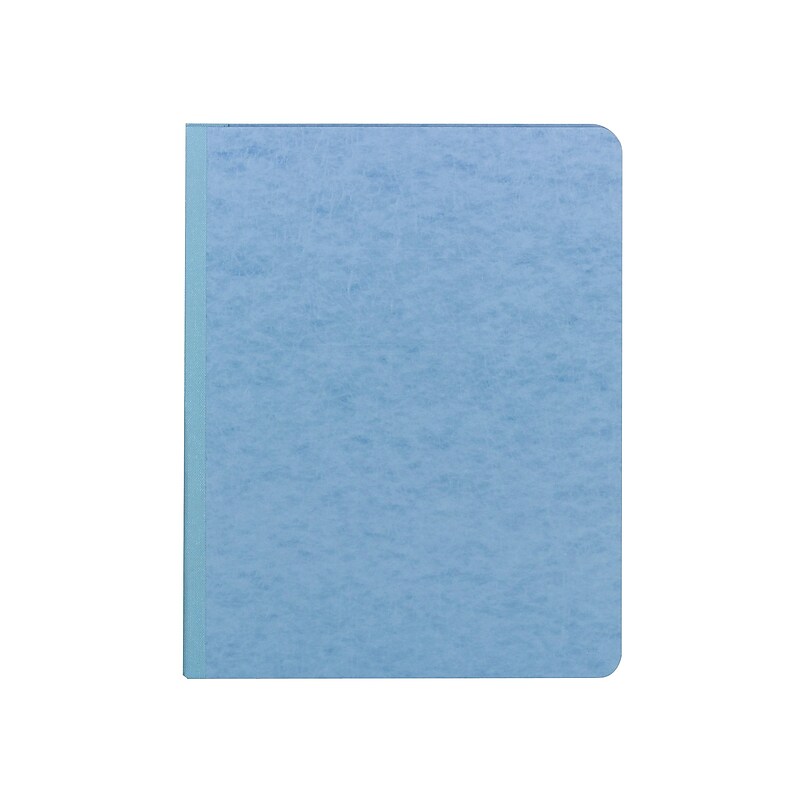 Smead Side Opening PressGuard Report Cover, Prong Fastener, Letter, Blue