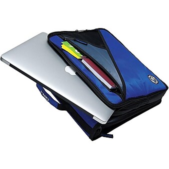 Case It Universal 2" 3-Ring Zipper Binders, Black (LT-007-BLACK)