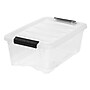 Iris 12 Quart Stack & Pull Latch Lid Storage Tote, Clear (100300)~#|#~sp42716376_sc7