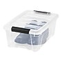 Iris 12 Quart Stack & Pull Latch Lid Storage Tote, Clear (100300)~#|#~sp42716378_sc7