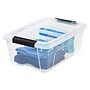 Iris 12 Quart Stack & Pull Latch Lid Storage Tote, Clear (100300)~#|#~sp42716379_sc7