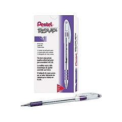 Pentel R.S.V.P.® Razzle-Dazzle™ Pink Ribbon Ballpoint Pens, Medium
