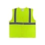 PIP Hook & Loop Safety Vest, ANSI Class R2, Hi-Vis Lime Yellow, X-Large (302-MVGLY-XL)~#|#~sp42716477_sc7