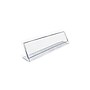 Azar Nameplate Holders, 8" x 2", Horizontal, Tabletop, Clear Acrylic, 10/Pack (112703)~#|#~sp42716482_sc7