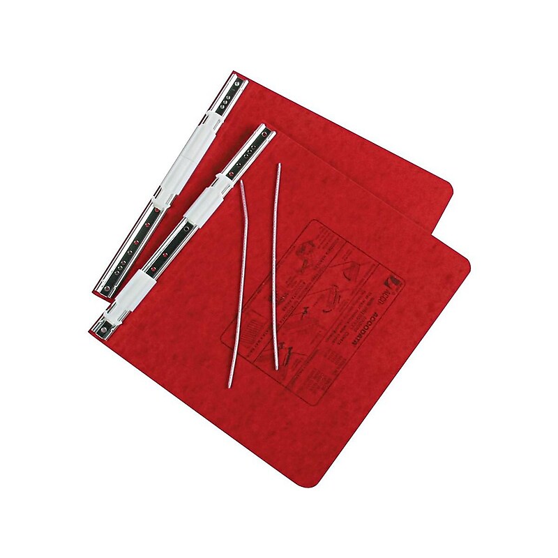 ACCO Presstex 6" Ringless Hanging Binder, Executive Red (54129) image 1