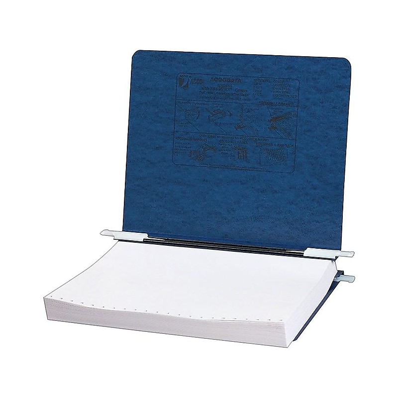 ACCO Presstex 6" Ringless Hanging Binder, Dark Blue (54123) image 1